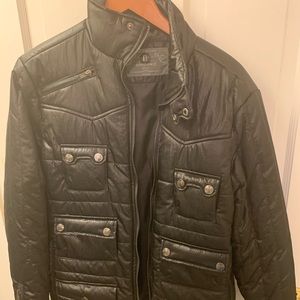 Division E Women’s Black Edgy Puffer Coat